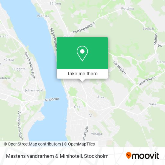 Mastens vandrarhem & Minihotell map