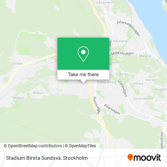 Stadium Birsta Sundsva map