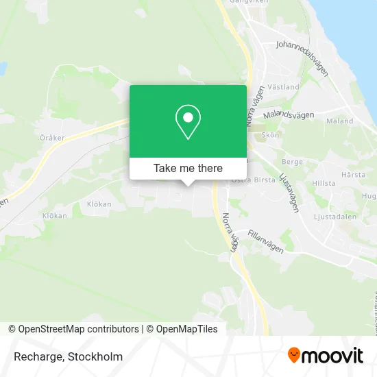 Recharge map