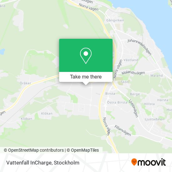 Vattenfall InCharge map