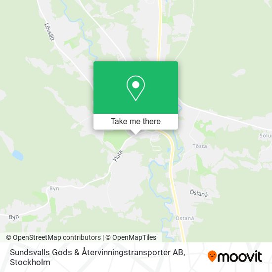 Sundsvalls Gods & Återvinningstransporter AB map