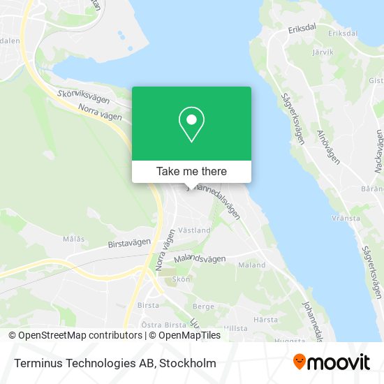 Terminus Technologies AB map