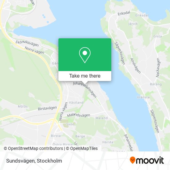 Sundsvägen map