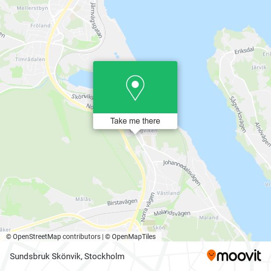 Sundsbruk Skönvik map