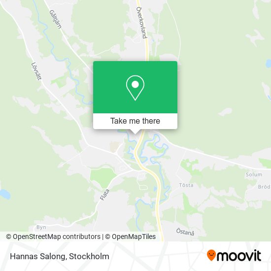 Hannas Salong map