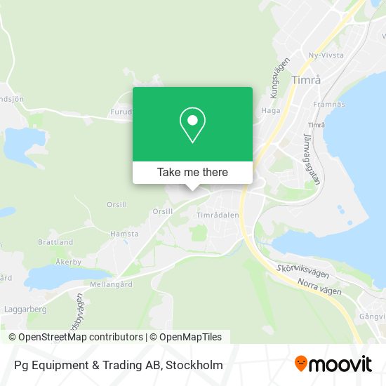 Pg Equipment & Trading AB map
