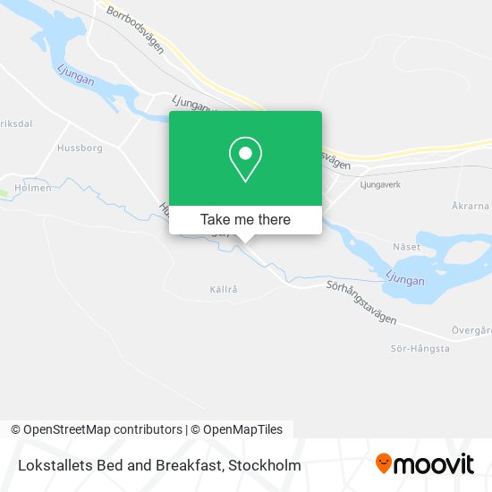 Lokstallets Bed and Breakfast map