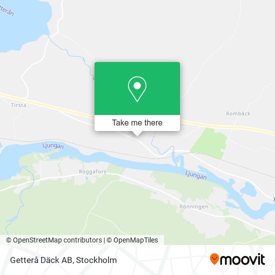 Getterå Däck AB map