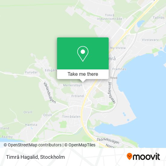 Timrå Hagalid map