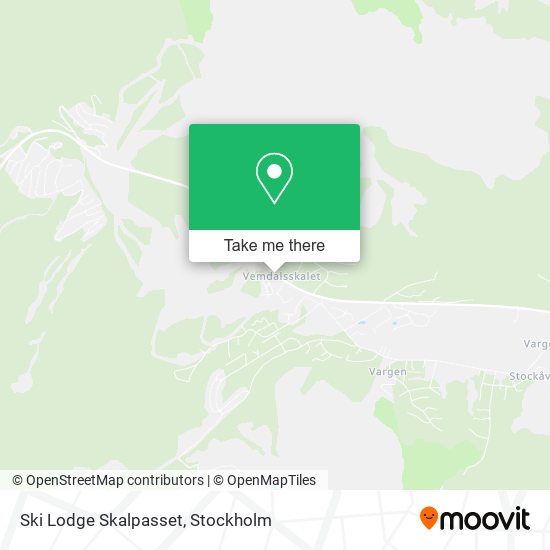 Ski Lodge Skalpasset map