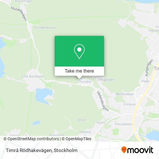 Timrå Rödhakevägen map