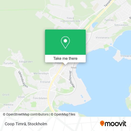Coop Timrå map
