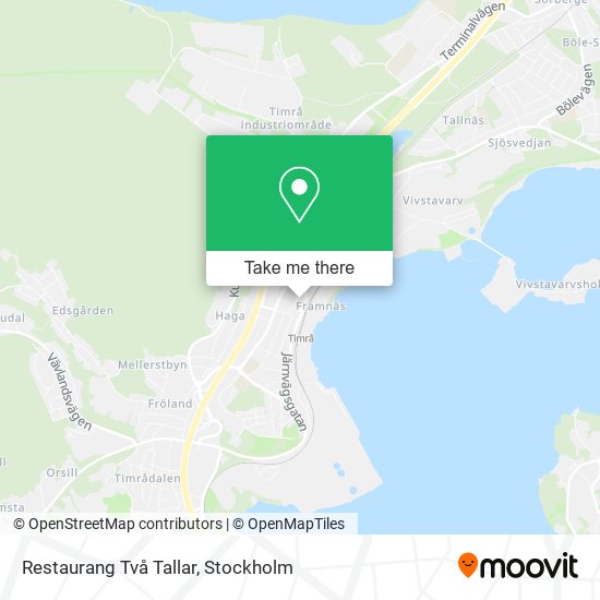 Restaurang Två Tallar map