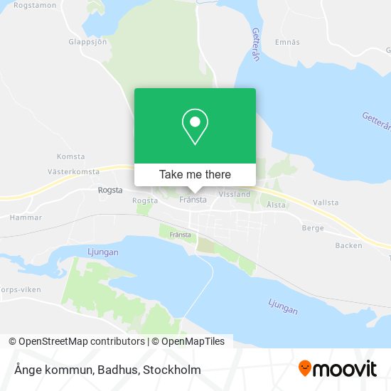 Ånge kommun, Badhus map