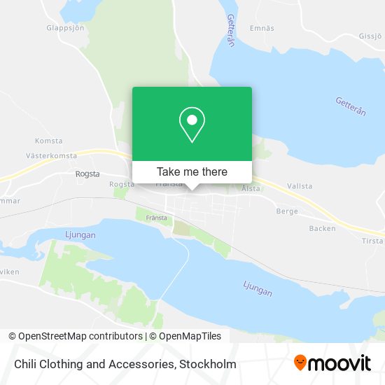 Chili Clothing and Accessories map