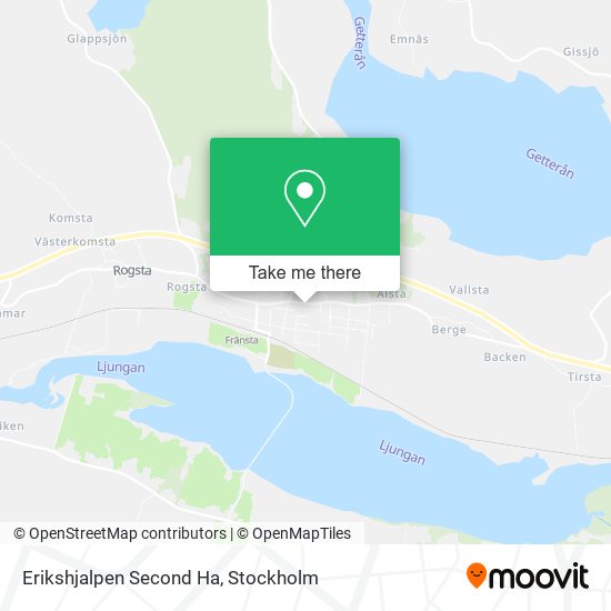 Erikshjalpen Second Ha map
