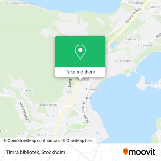 Timrå bibliotek map