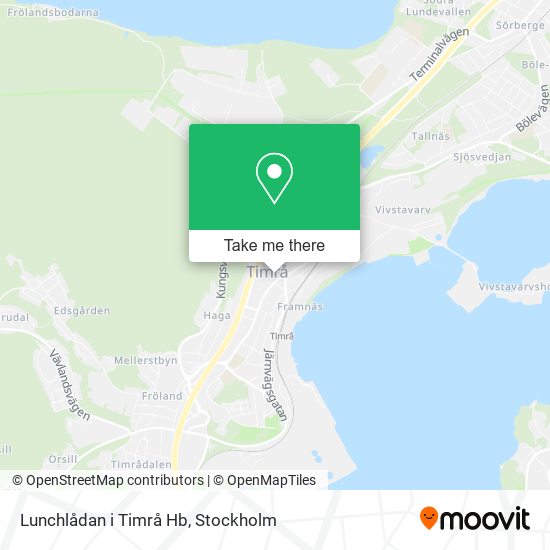 Lunchlådan i Timrå Hb map