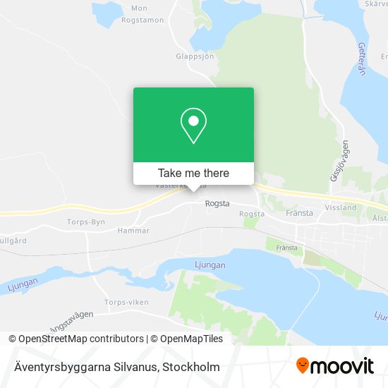 Äventyrsbyggarna Silvanus map