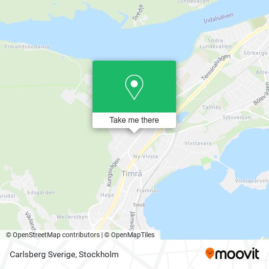 Carlsberg Sverige map