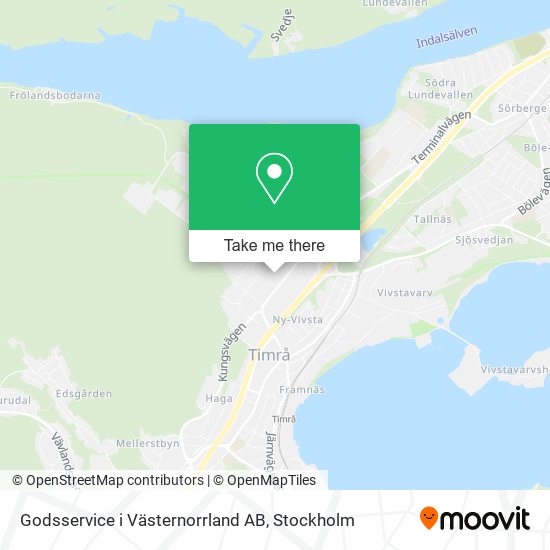 Godsservice i Västernorrland AB map