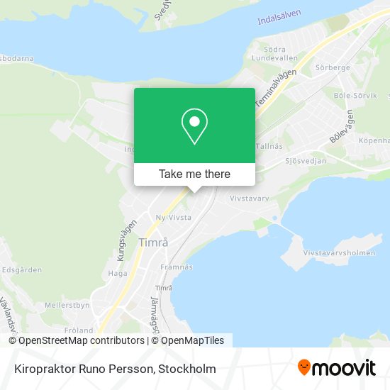 Kiropraktor Runo Persson map