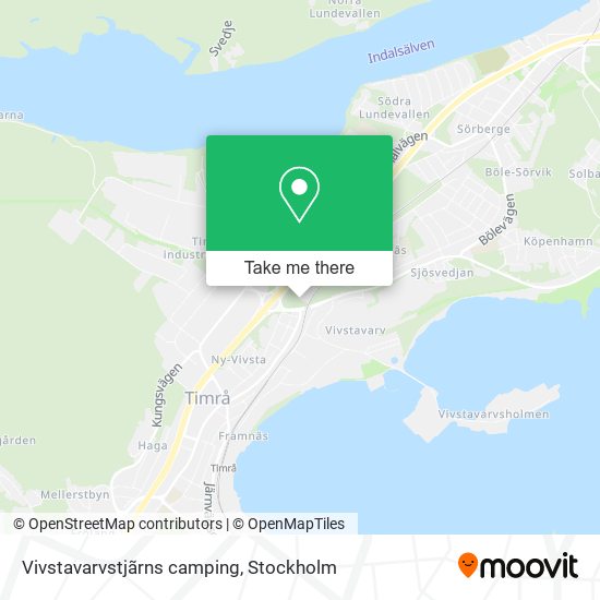 Vivstavarvstjãrns camping map