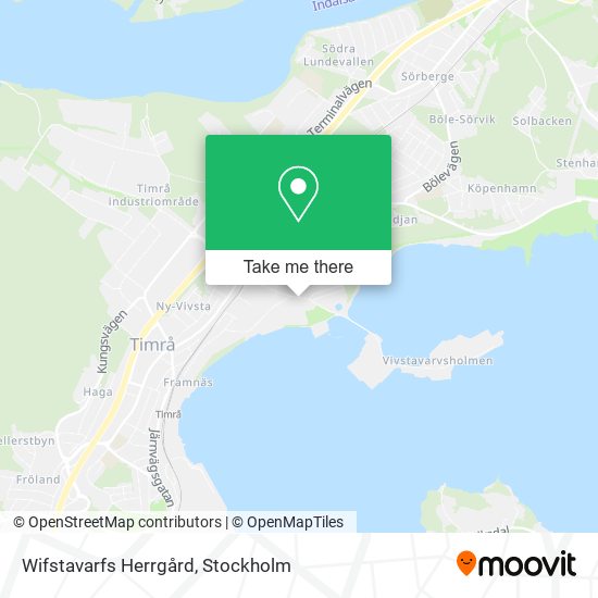 Wifstavarfs Herrgård map