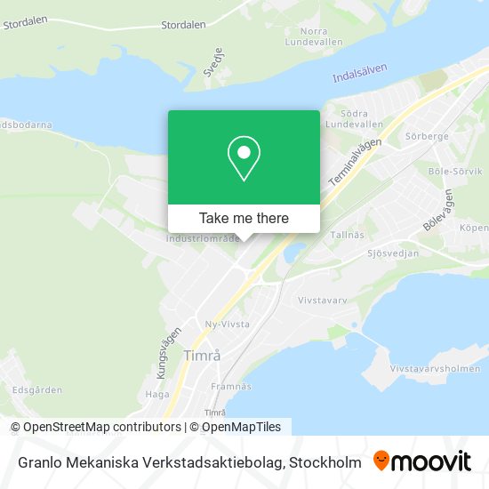 Granlo Mekaniska Verkstadsaktiebolag map