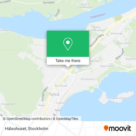 Hälsohuset map