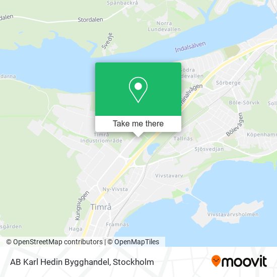 AB Karl Hedin Bygghandel map