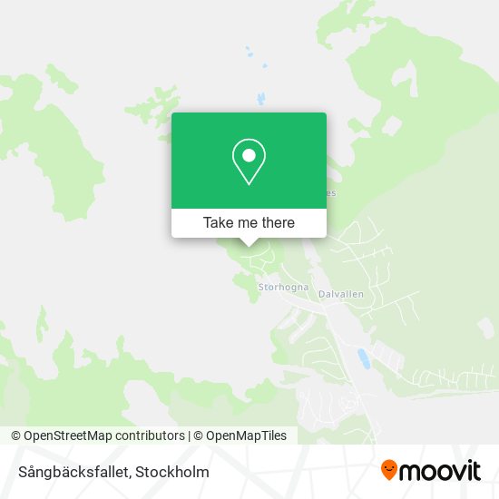 Sångbäcksfallet map