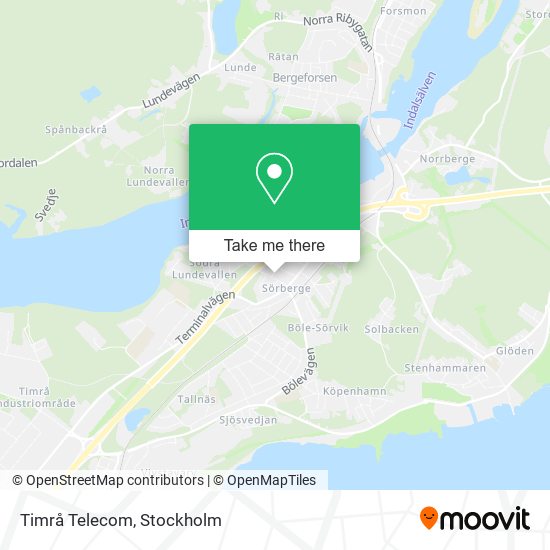Timrå Telecom map