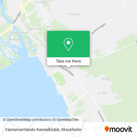 Västernorrlands Kennelklubb map