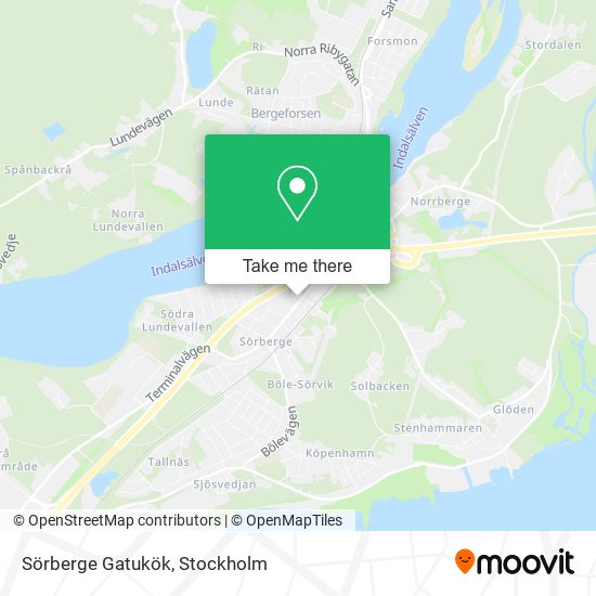 Sörberge Gatukök map