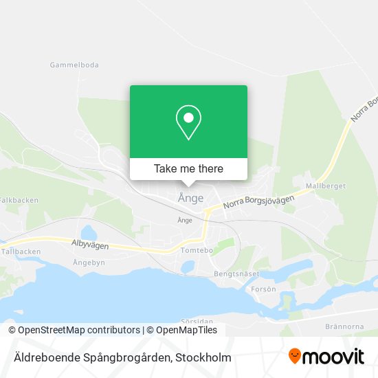 Äldreboende Spångbrogården map