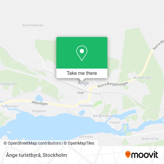 Ånge turistbyrå map