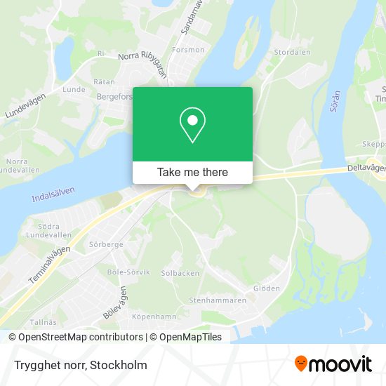 Trygghet norr map