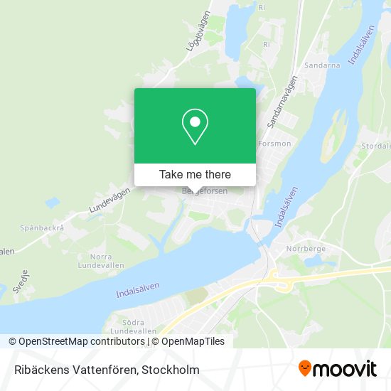 Ribäckens Vattenfören map