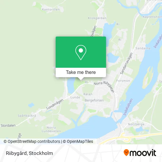 Riibygård map