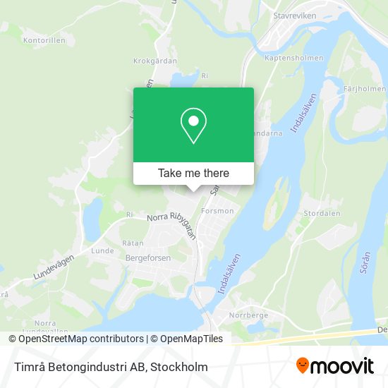 Timrå Betongindustri AB map