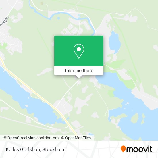 Kalles Golfshop map