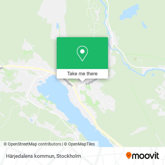 Härjedalens kommun map