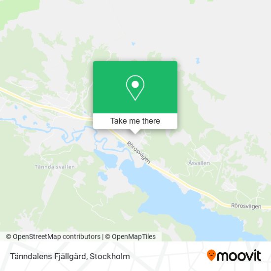 Tänndalens Fjällgård map