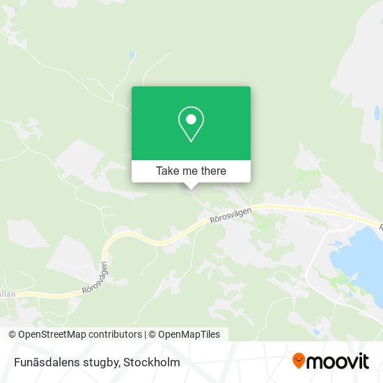 Funãsdalens stugby map