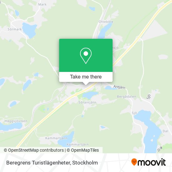 Beregrens Turistlägenheter map