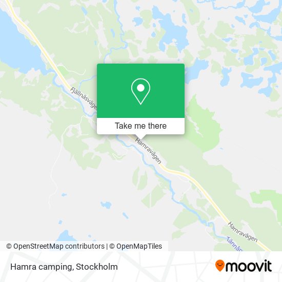 Hamra camping map