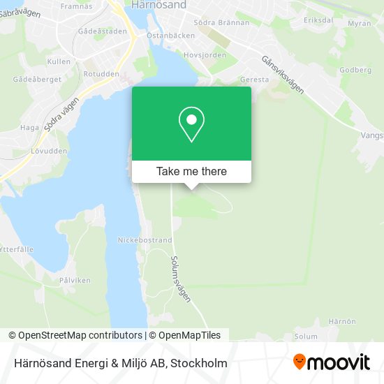 Härnösand Energi & Miljö AB map