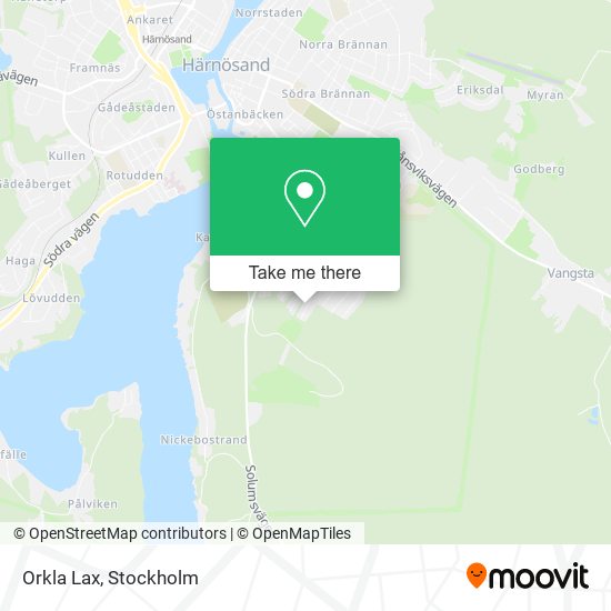 Orkla Lax map