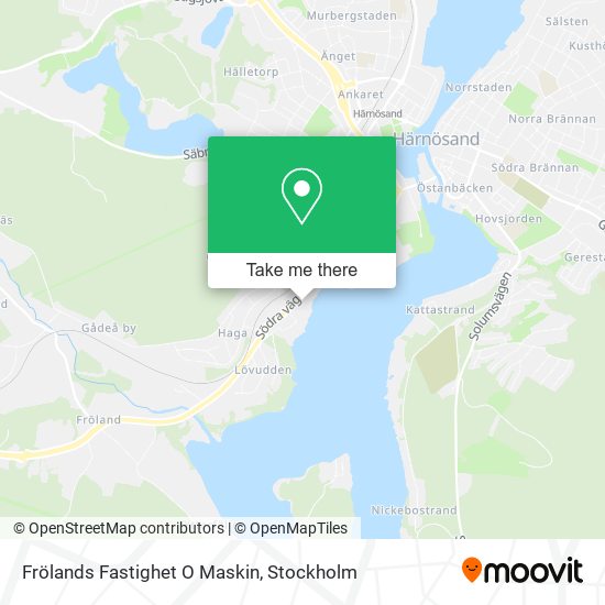 Frölands Fastighet O Maskin map